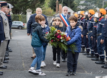 Dépot de la gerbe